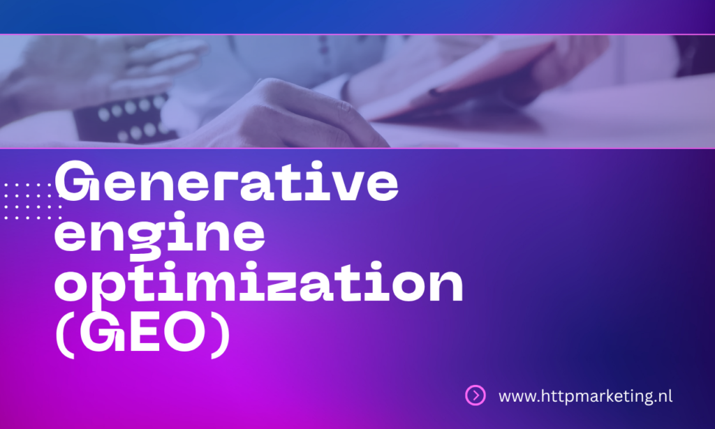 Generative engine optimization